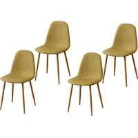 Hti-Living Esszimmerstuhl 4er Set Savannah Grün