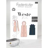 Fadenkäfer Papierschnittmuster Weste Kinder