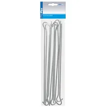 mobilibrico Zelthering 30cm Metall mit offener Ose 10 Stuck im Polybeutel