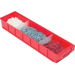 LA-KA-PE Kleinteilebox VKB B93xT600xH83 mm rot