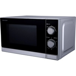 Sharp Mikrowelle R200INW, Mikrowelle, 20 l silberfarben