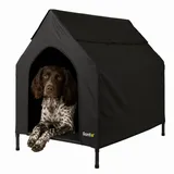 LIONTO Hundehöhle 110 x 75 x 105 cm schwarz