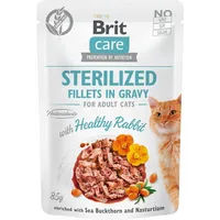 Brit Fillets in Soße Rabbit Katzennassfutter 24 x 85