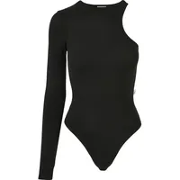 URBAN CLASSICS Organic Stretch Asymmetric Langarm-body Black XL