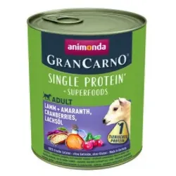 animonda GranCarno Adult Superfoods Lamm & Amaranth, Cranberries, Lachsöl 6x800 g