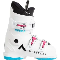 McKINLEY Kinder Skistiefel MG50-3, Weiß/Türkis/Pink/Schwarz, 25