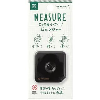 Midori Kompakte Messung, 1,5 m, XS-Serie, schwarz (35278006)