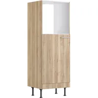 OPTIFIT Geräteumbauschrank Erik290 58,1 x 60 x 176,6 cm Braun