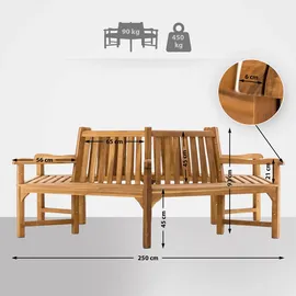 CLP Sonja 250 x 93 x 250 cm Braun