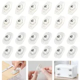 LANSKYLAN 24 Stück Kugelrollen Mini rollen für Möbel Selbstklebend Möbelrollen Klein 360° Grad Möbelkugelrollen Rollenrad Schwerlast Mini Rollen für Kleine Möbel Mülleimer Gepäckträger und Regal