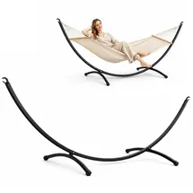 AMANKA Outdoor Hängemattengestell OHNE Hängematte - 300x100cm Garten Gestell bis 120kg
