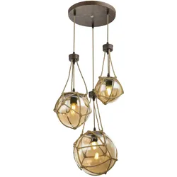 Globo 15859-3H Tiko Vintage Hängeleuchte