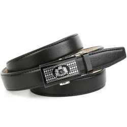 Ledergürtel ANTHONI CROWN, Damen, Gr. 100, schwarz, Leder, unifarben, Gürtel, mit gemusterter Schließe