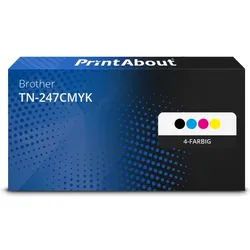 Toner kompatibel mit Brother TN-247CMYK - 4-Farben - Multipack