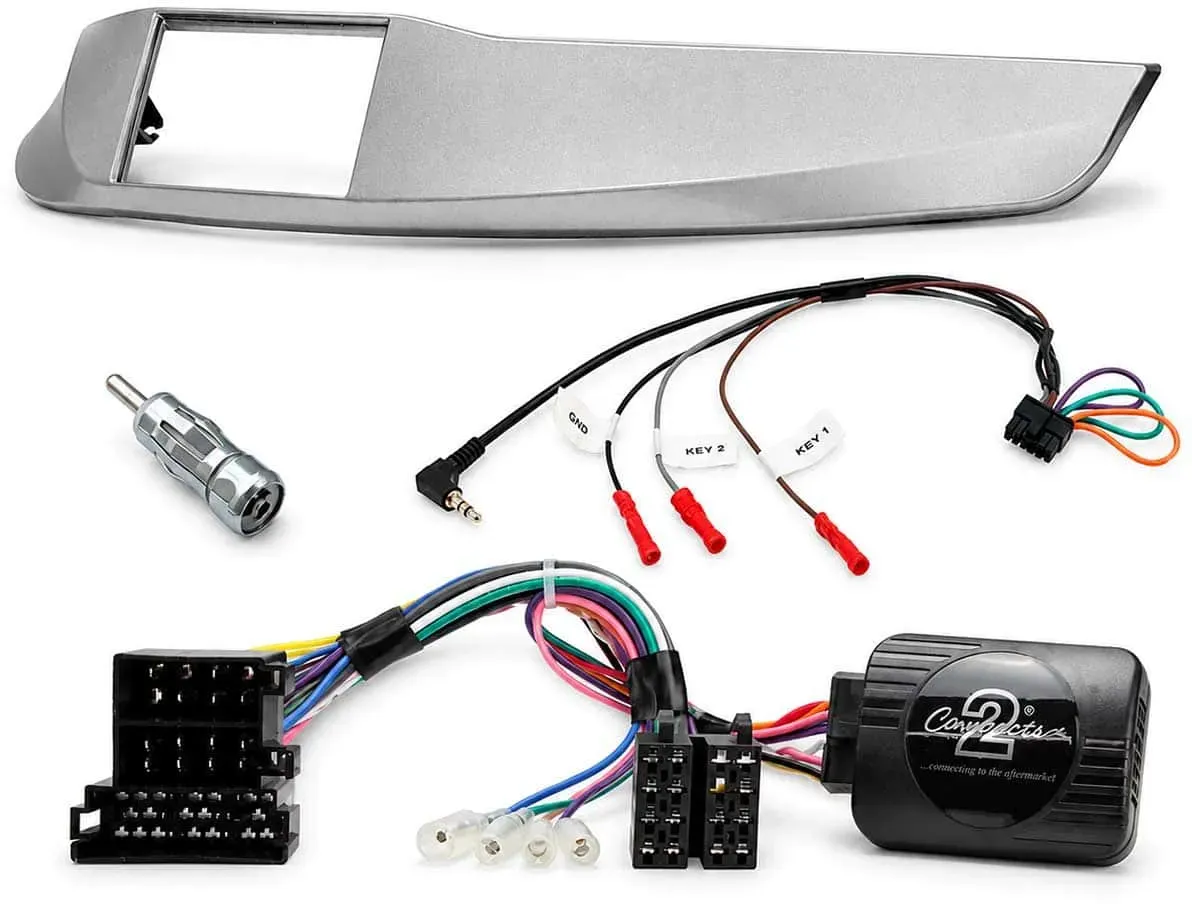 Alfa Giulietta 940 2 DIN Radioblende CAN LFB Silber