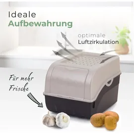 Novaliv Aufbewahrungsbox 5L 1-tlg. weiß