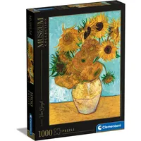 CLEMENTONI Van Gogh - Vase mit Sonnenblumen 1000 Teile,