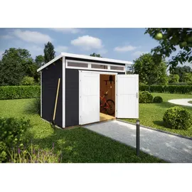 Weka Gartenhaus 264 2,95 x 2,09 m anthrazit