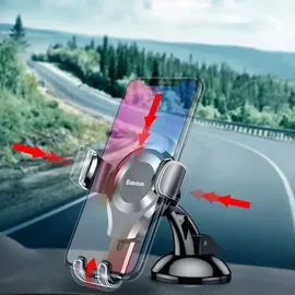 Baseus Osculum Gravity Handyhalterung schwarz