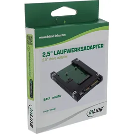 InLine Laufwerksadapter 2,5" SATA auf mSATA (76620B)