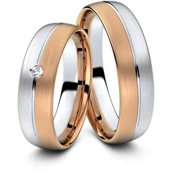 Trauringe Kempten 333er Rot-/Weiflgold - 5763