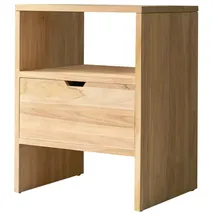 Tikamoon Waschtisch Waschbeckenunterschrank aus Teak 60 cm breit ideal für kleine Bäder