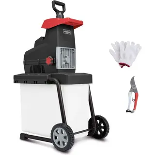 SCHEPPACH GS60 + 2in1 Elektro Gartenhäcksler Häcksler Schredder 2800W Gartenschere