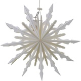 AM Design Dekostern »Weihnachtsstern, Weihnachtsdeko«, (1 St.), Papierstern, LED Stern, batteriebetrieben, Ø 40 cm, weiß