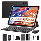 Blackview MEGA 2 (Tablette 4G Tablet, 12-Zoll 24GB/36GB RAM) 256GB ROM Widevine L1 36+256+Peripheral Set grau