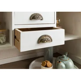 MASSIVMOEBEL24.DE Buffet Mango 106 x 60 x 196 cm Weiß