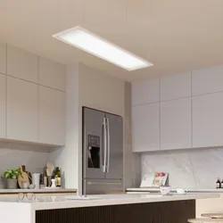 TecTake GmbH LED-Paneel Lucerna, ultraflach, warmweiß, stromsparend - 119,5 x 29,5 cm