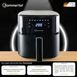 sommertal Heißluftfritteuse HF570 schwarz