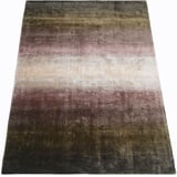 Home Affaire Teppich »Katalin«, rechteckig, Kurzflorteppich in Seiden-Optik, Teppiche aus 100% Viskose, mehrfarbig, 61824956-3 braun 10 mm