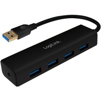 Logilink UA0295 USB 3.0 Hub, 4 USB Anschlüsse zur