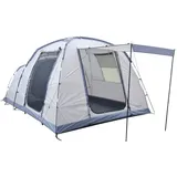 Skandika Kuppelzelt Bergen 5 Protect | Camping Zelt für 5 Personen - 230 cm Stehhöhe, grau 5 PERSONEN