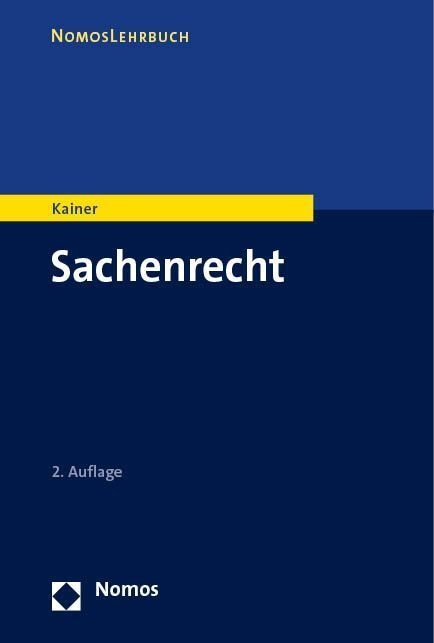 Sachenrecht - Friedemann Kainer  Kartoniert (TB)