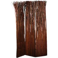 DESIGN DELIGHTS Design Raumteiler, braun Naturmaterialien, 120x160x3 cm, Wohnzimmer,