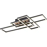 just light. Akustika 1 eckig Holz beige/schwarz