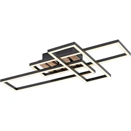 just light. Akustika 1 eckig Holz beige/schwarz