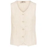 Cartoon Blusentop mit Streifen Beige 38