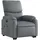 vidaXL Massagesessel mit Aufstehhilfe Kunstleder 99 x 99 x 0 cm Grau elektrisch