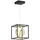Fischer Leuchten Gisi 1x LED schwarz matt goldfarben
