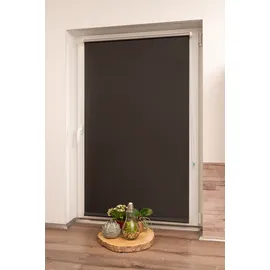 K-HOME Verdunklungsrollo, Polyester, Schwarz, B85 x H200 cm