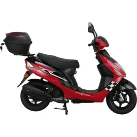 Alpha Motors CityLeader 50 ccm 3,0 PS 45 km/h rot inkl. Topcase