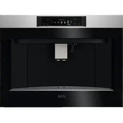 AEG KKA894500M Einbau-Kaffeemaschine mit Latte-Macchiato und Cappuccino-Funktion / Edelstahl mit Antifingerprint