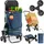 monzana 3in1 Einkaufstrolley blau 0,44 m