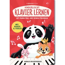 BrainBook Kinderleicht Klavier lernen mit Panda Paul und seinen Freunden