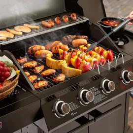Royal Gourmet 4+1 Brenner Gasgrill schwarz