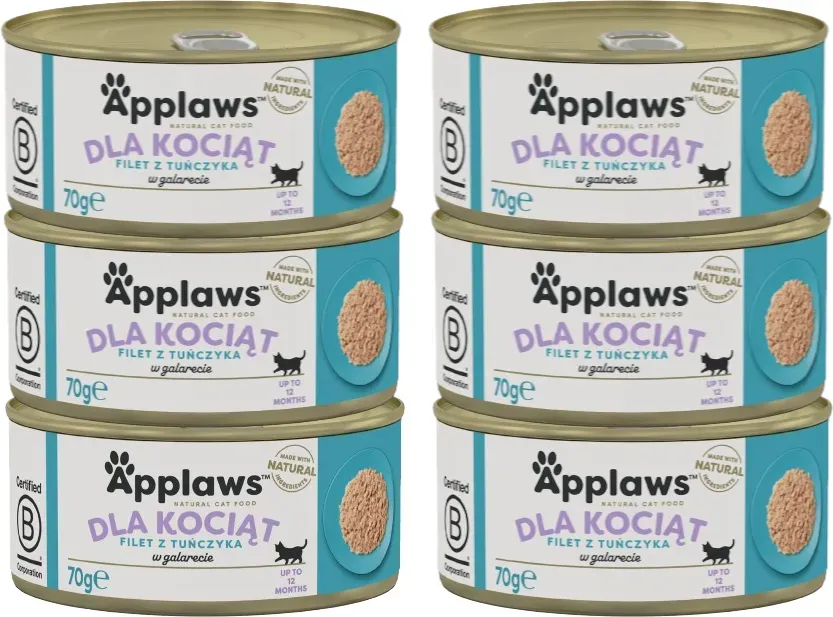 Applaws für Kätzchen - Thunfischfilet 6x70g
