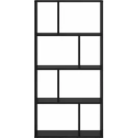 vidaXL Bücherregal 60 x 20 x 120 cm Schwarz